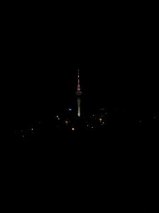 La Sky Tower, by night